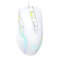raton onikuma cw905 usb 6400 dpi rgb 7 botones blanco gaming