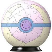 puzzle 3d pokemon pokeballs modelo sana ball