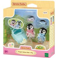 bebes pinguinos sylvanian families 05695 - set de juego de munecas y accesorios