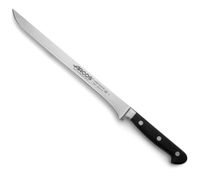 cuchillo jamonero acero inoxidable forjado nitrum 250 mm mango negro