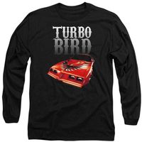 pontiac camiseta manga larga turbo bird para mujer