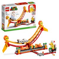 lego super mario set de expansion gran ola de lava 7 anos - 71416