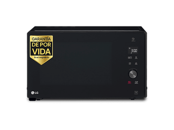 Microondas con grill - LG MH7265DPS, 1000 W, 5 niveles, Inverter, 32 l, Negro