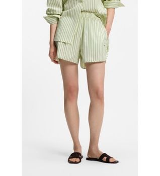 BOSS para mujer. 50559232 Shorts Tiplyna verde (42), Casual, Viscosa