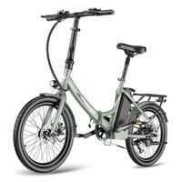 bicicleta electrica  fafrees  f20 light  250w 36v20ah 20 disco - verde