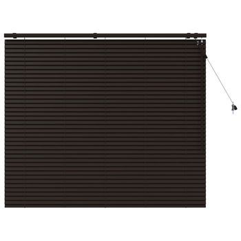 Persiana Veneciana Marrón Oscuro 160 X 130 Cm 35 Mm Vidaxl