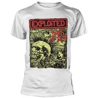 the exploited camiseta punks not dead para hombre