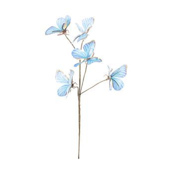 Set 6 Ramas Mariposas Celestes