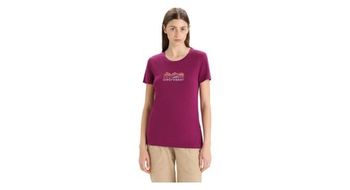 Camiseta de manga corta icebreaker tech lite  p  strong  ii  strong  mountain geology  p para mujer purpura