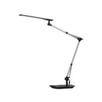 lampara de mesa led gris