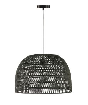 Lámpara de techo ARC cuerda negra Ø53 cm E27