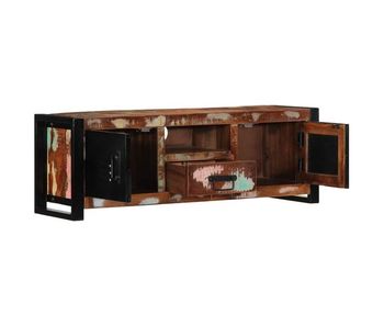Mueble tv - mesa de tv 100x30x35 madera maciza reciclada