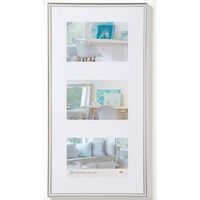 marco de fotos new lifestyle plateado 3x10x15 cm walther design