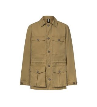 ECOALF para hombre. MCMGAJKATLAS0168W25-060 Chaqueta Atlas beige (L), Marrón, Casual, Algodón Orgánico, Sostenible, Algodón Reciclado