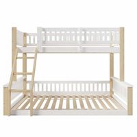 litera 90x200cm140x200cm - escalera barandilla estilo sencillo - blanco  natural