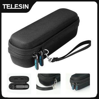 Bolsa protectora Mini TELESIN para DJI Pocket 4 Pocket 3, bolsa de transporte, caja de almacenamiento impermeable para accesorios Dji Pocket 3