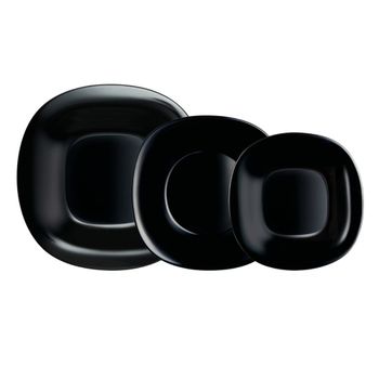 Vajillas de vidrio opal - varios colores - 12 o 18 piezas - resistente