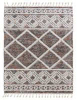 alfombra de pelo largo mendoza multicolor 140x200 cm
