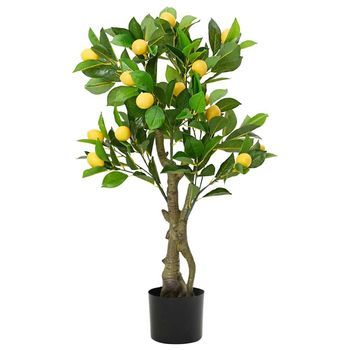 Limonero Artificial 234 Hojas 90 Cm Verde Vidaxl