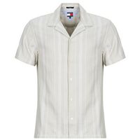 tommy jeans camisa manga corta tjm textured reg camp shirt ext para hombre