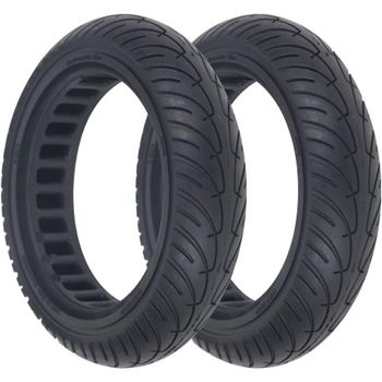 Rueda Maciza 10x2.125 Compatible con Pure Air, SoFlow S06,Vivobike S2 ​​y S3 Max,Xiaomi 4 lite(2nd gen)/M365/Pro/1S/Essential/Mi 3,Ninebot F20/F25/F25E/F30/S2/S3/D18E/D28E/D38E,Gotrax G4,Smartgyro