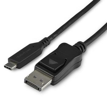 Startech Cable Adaptador USB-C a DisplayPort 1.4 8K 60Hz 1m Negro