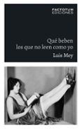 que beben los que no leen como yo