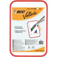 bic velleda drywipe board 300 x 440mm red