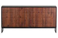 aparador de madera y acero 170 cm