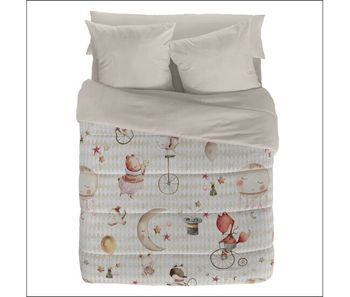 Naturals - edredón estampado infantil cama 105 - microfibra poliéster - 300 gr -fabricado en españa - circus