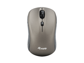 MOUSE MINI WIRELESS EQUIP LIFE OPTICO 4 BOTONES SCROLL GRIS 1600DPI