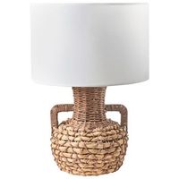 lampara de mesa tejida lampara de noche de cuerda de papel hecha a mano boho natural renard