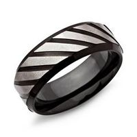 anillo acero inoxidable ennegrecido por ibp 8mm
