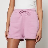 maison kitsune baby fox patch cotton-jersey shorts - l