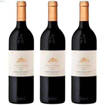 Áster Finca El Otero Vino Tinto Crianza Tinta Del País Con 75 Cl 15 % Pack 3 Botellas
