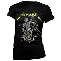 metallica tops y camisetas and justice for all para mujer