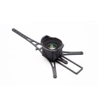 tapa de lentes anchas o4 carcasa modificable de tpu flexible con angulo ajustable para drones de carreras dji o4 fpv lig