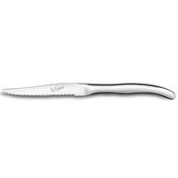 set 12 cuchillos chuleteros acero inox 235x19x08cm amefa virgule - acero no apto microondas