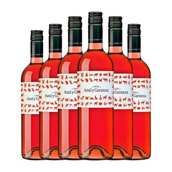 Azul Y Garanza Vino Rosado Rosa Navarra 75 Cl 13% Vol. (pack De 6 Unidades)