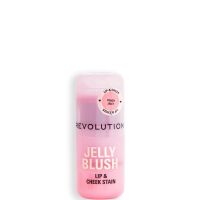 makeup revolution jelly blush stick lip and cheek stain 55g various shades - peach orange