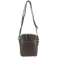 francinel bolso bolso de cuero lawton 653003 marron para hombre