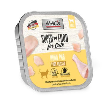 MAC's en tarrinas 16 x 100 g para gatos - Pollo puro
