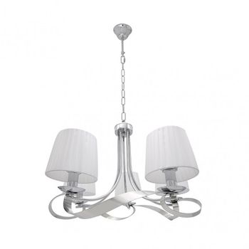 FABRILAMP Lampara de techo con pantallas serie Baeza de 5 luces