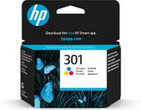 cartucho de tinta original hp 301 tri-color