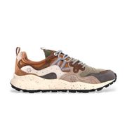 flower mountain para hombre 2017816 zapatillas de piel yamano3 marron 44 plano cordones casual