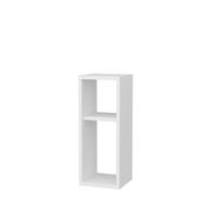 mesilla de noche de madera sault - 23 x 22 x 60 cm - blanco