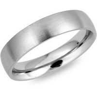 anillo acero inoxidable mate redondo 5 mm grabado posible