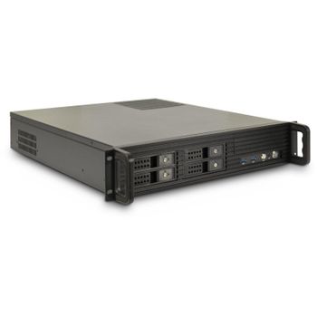 Servidor Inter-Tech IPC 2U-2504 micro ATX Mini-ITX 2U 2x USB 3.2 Gen1 Hot-swap
