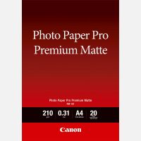 canon pm-101 premium a4 matte photo paper 20 sheets - 8657b005