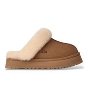 ugg para mujer 1122550 zapatillas de piel disquette marron 37 1 a 3cm ante ninguno homewear